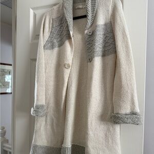 Anthropologie (prana) Size Mecium long cotton sweater in excellent condition